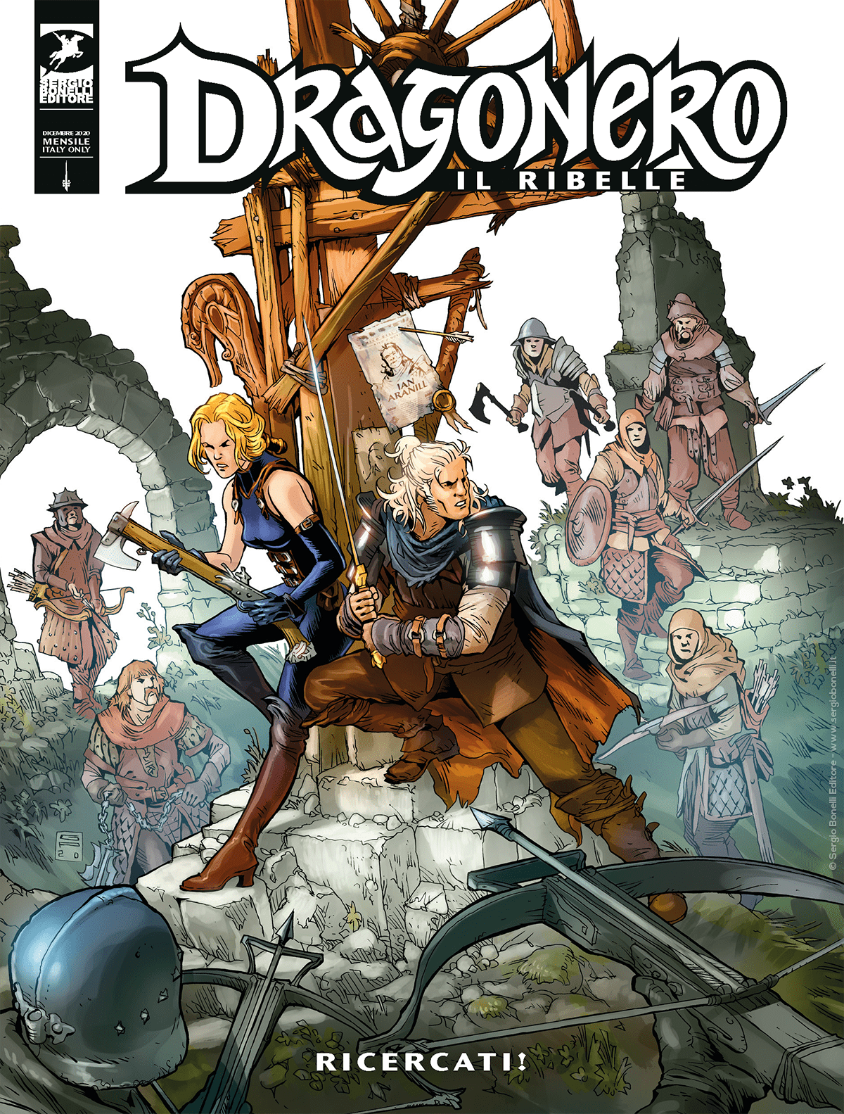 Ricercati! - Dragonero Il Ribelle 14 cover