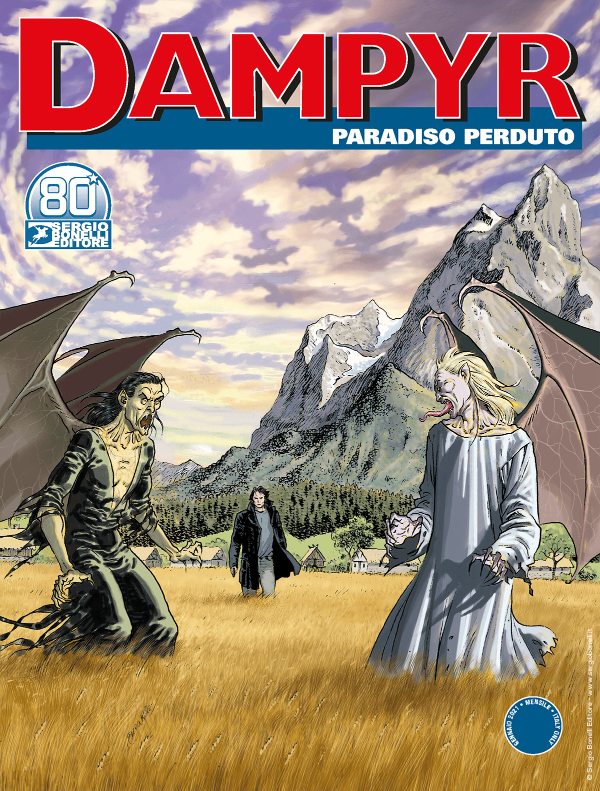 Paradiso perduto - Dampyr 250 cover