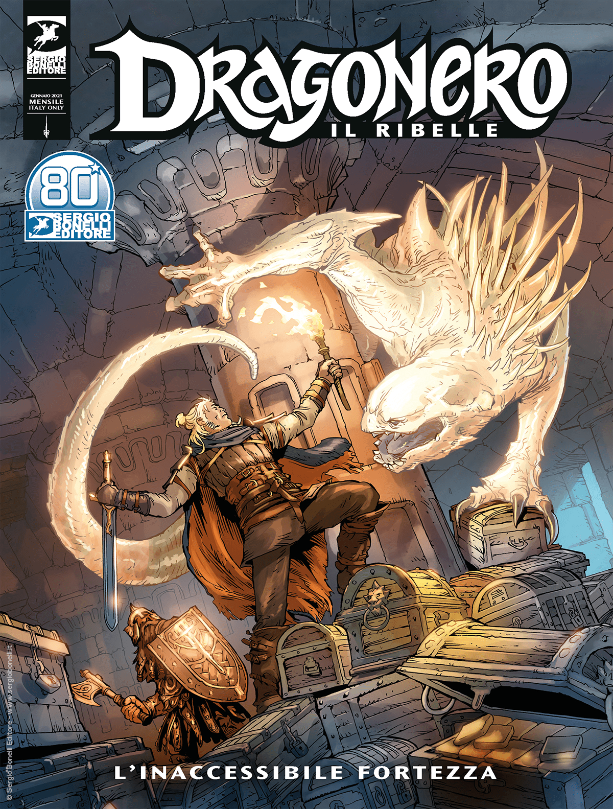 L'inaccessibile fortezza - Dragonero Il Ribelle 15 cover