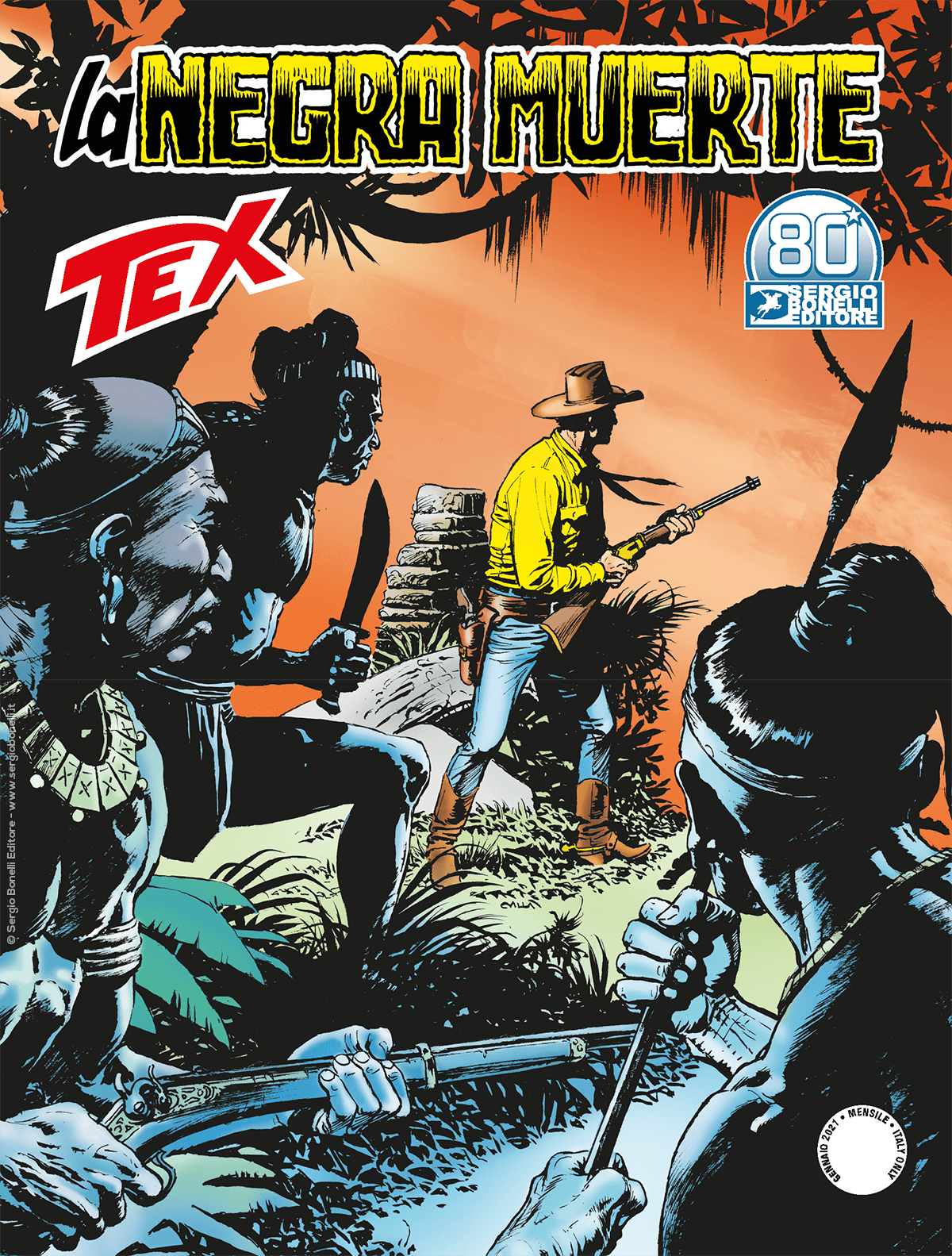 La negra muerte - Tex 723 cover