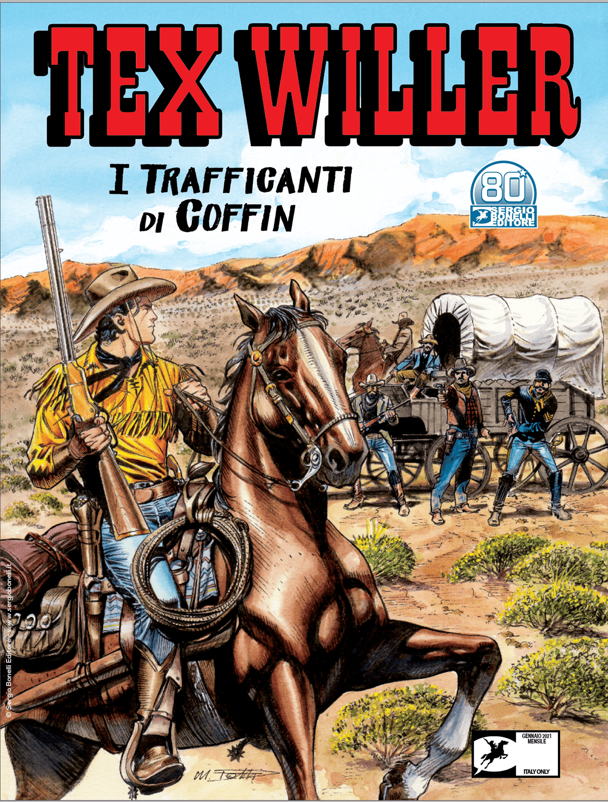 I trafficanti di Coffin - Tex Willer 27 cover