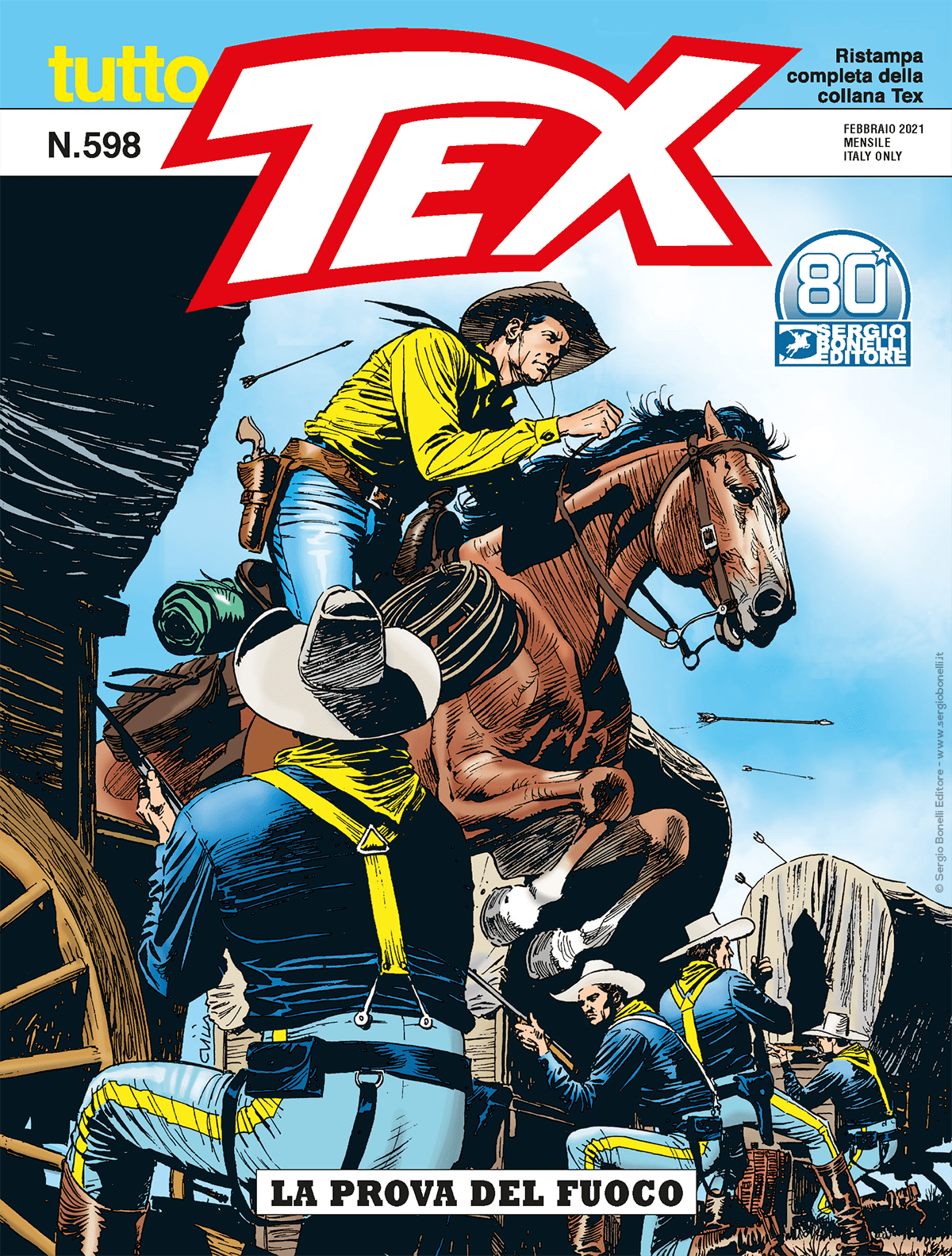 La prova del fuoco - Tutto Tex 598 cover