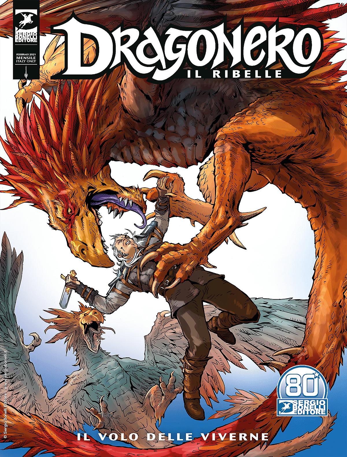 Il volo delle Viverne - Dragonero Il Ribelle 16 cover