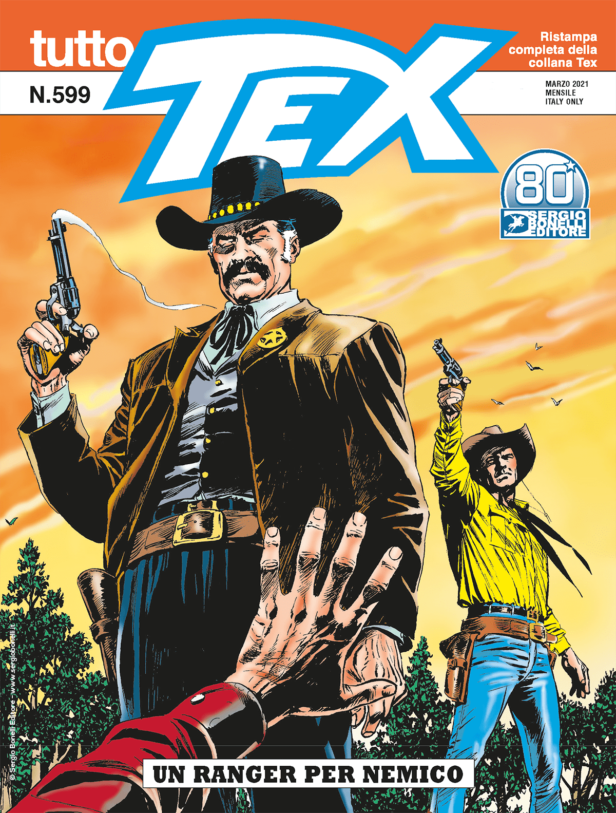 Un ranger per nemico - Tutto Tex 599 cover