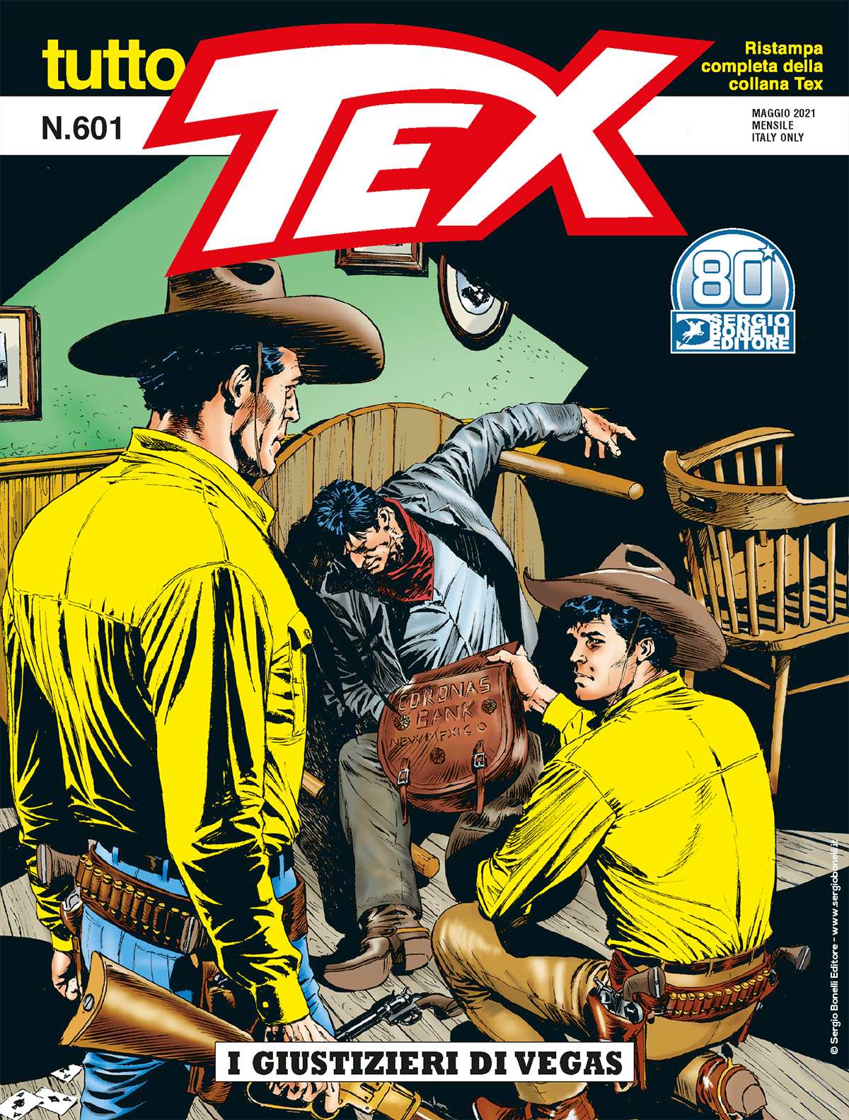 I giustizieri di Vegas - Tutto Tex 601 cover