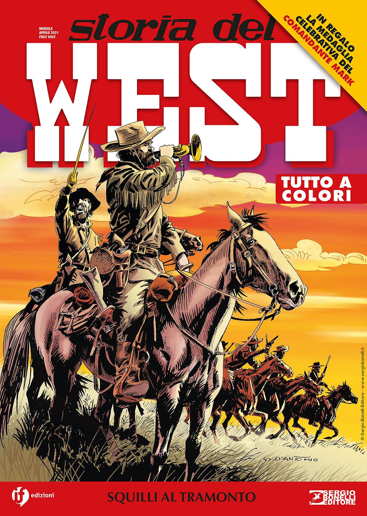Squilli al tramonto - Storia del West 25 cover