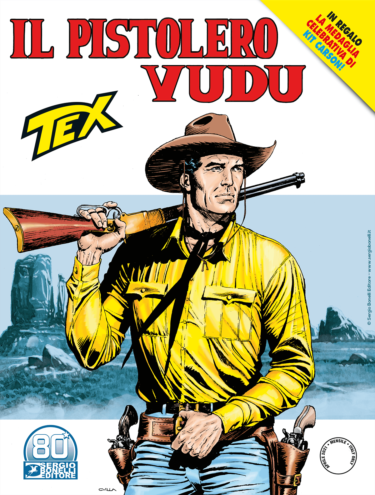 Il pistolero vudu - Tex 726 cover