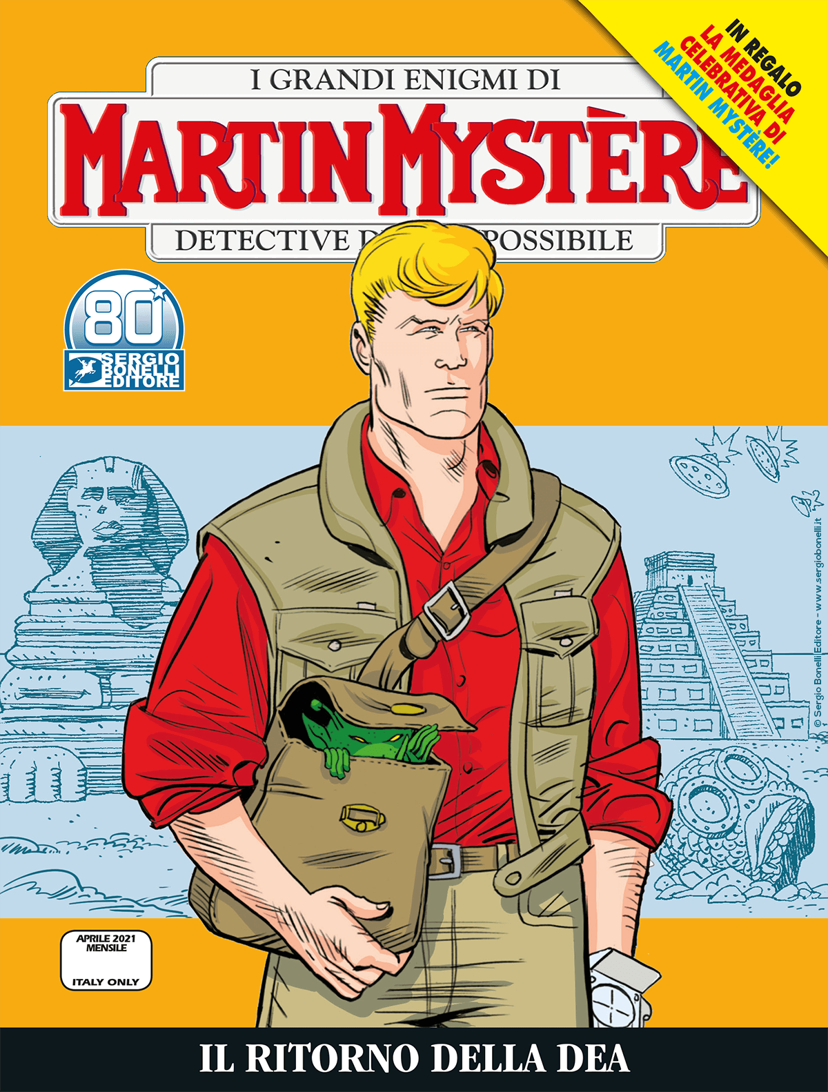 Il ritorno della dea - Martin Mystère 374 cover