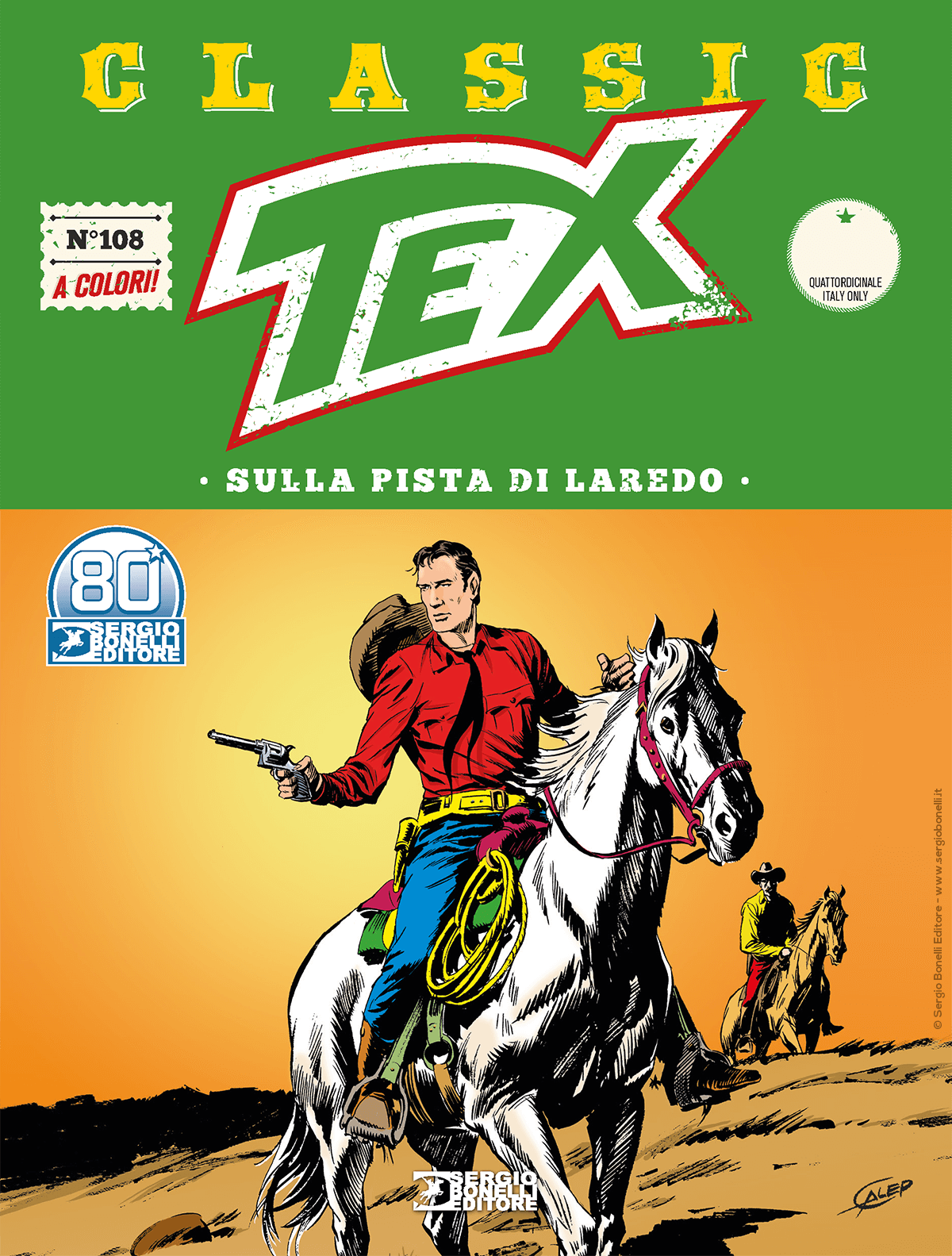 Sulla pista di Laredo - Tex Classic 108 cover