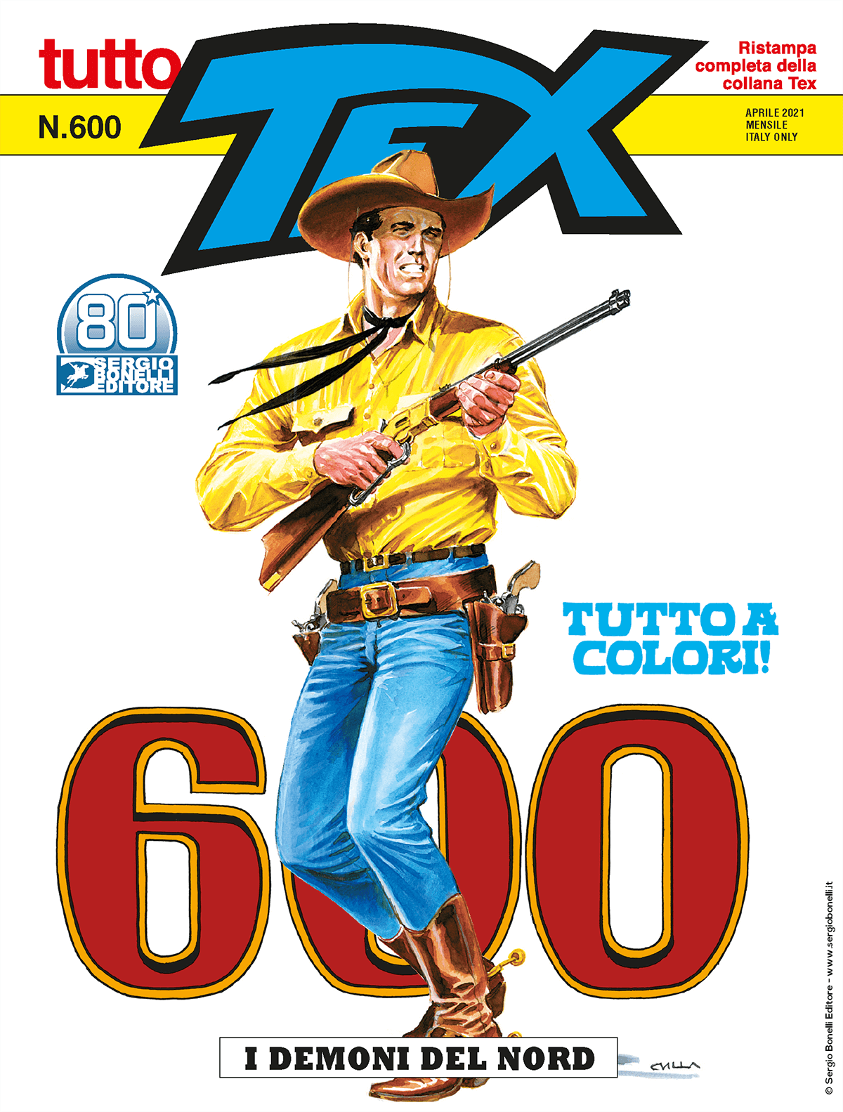 I demoni del nord - Tutto Tex 600 cover