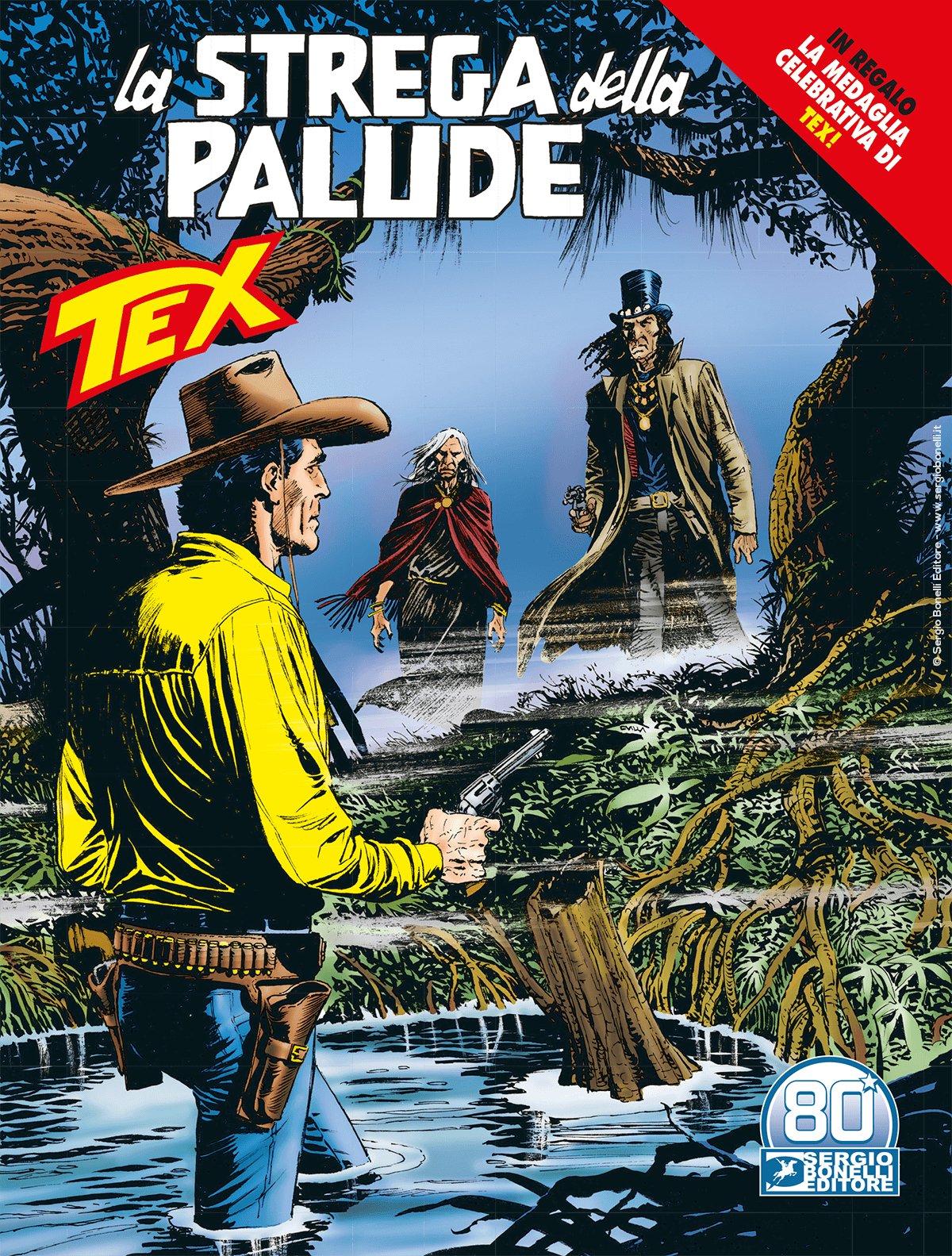 La strega della palude - Tex 727 cover