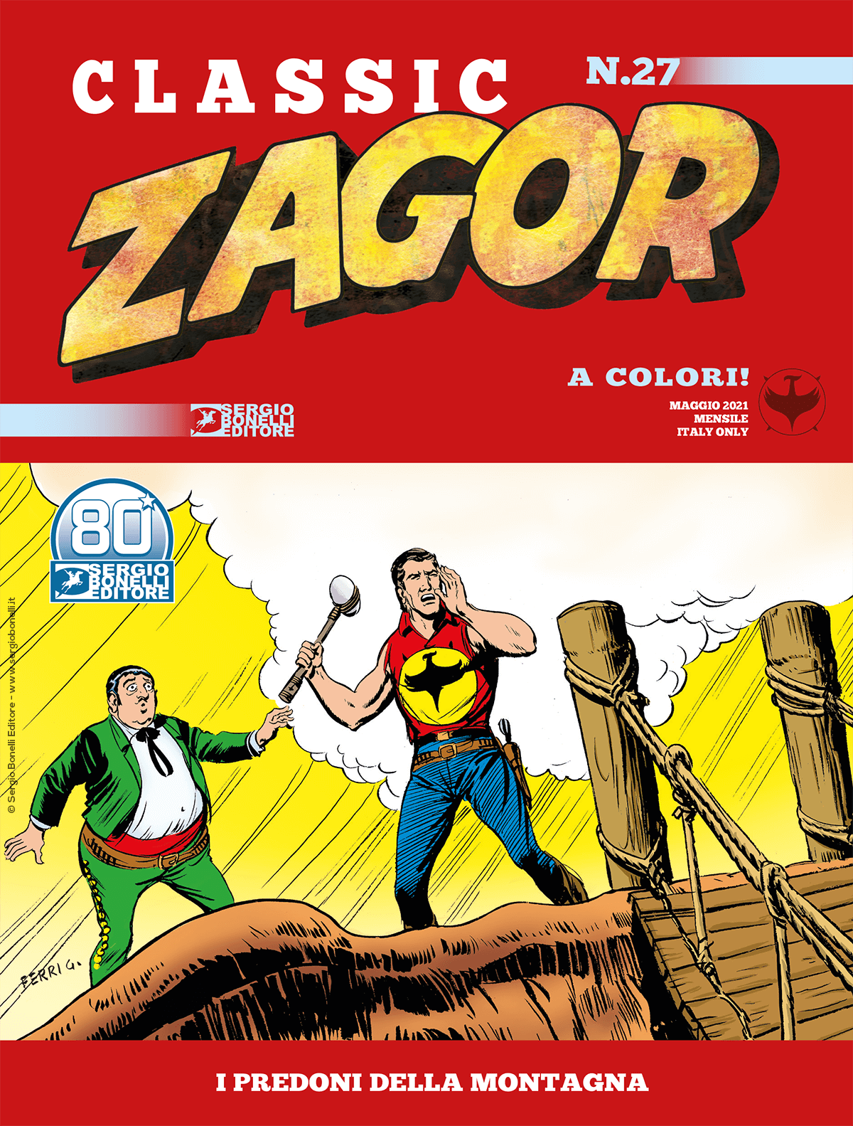 I predoni della montagna - Zagor Classic 27 cover
