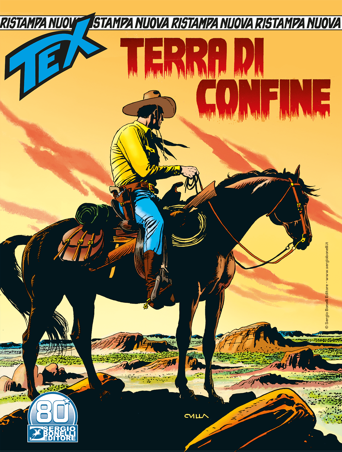 Terra di confine - Tex Nuova Ristampa 469 cover