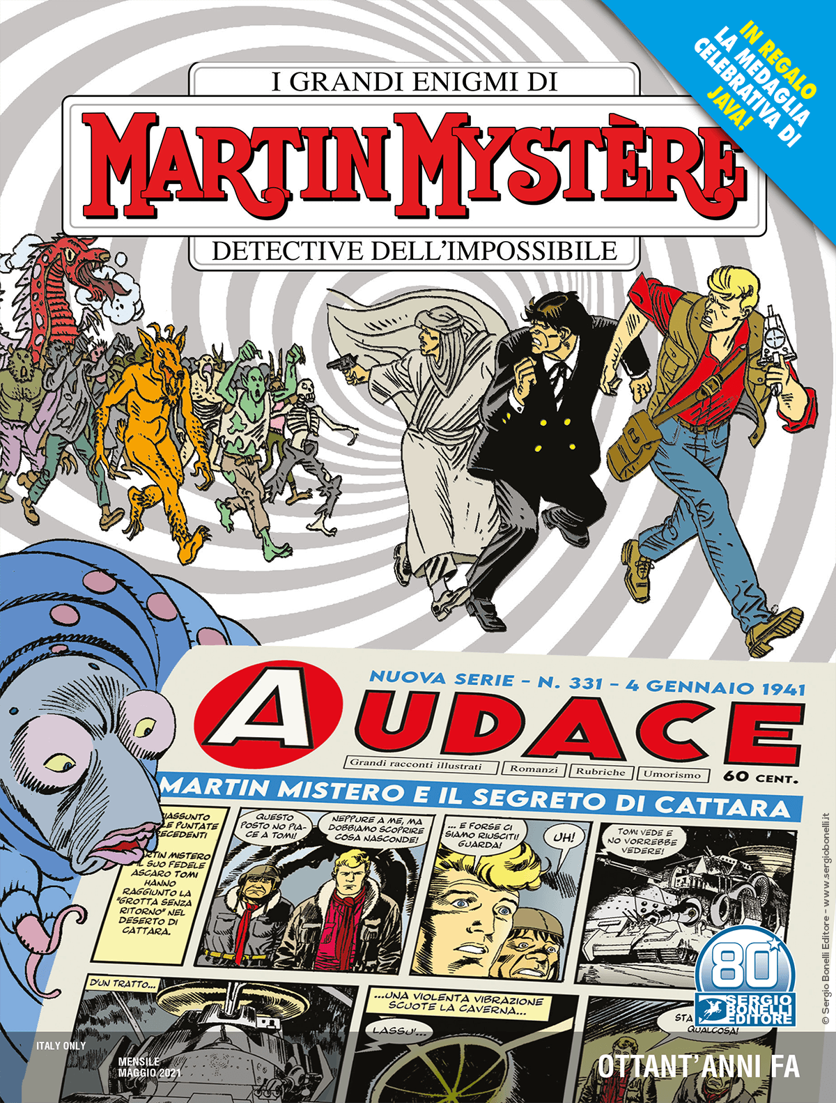 Ottant'anni fa - Martin Mystère 375 cover