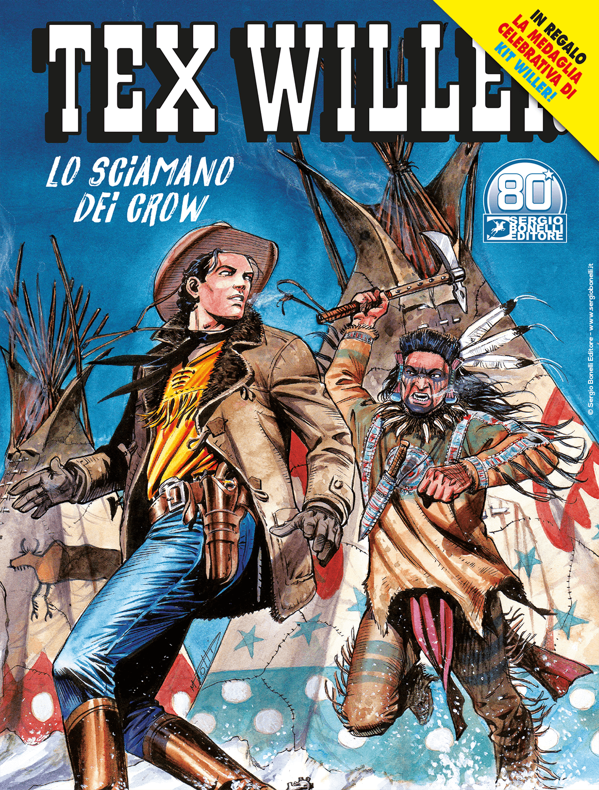 Lo sciamano dei Crow - Tex Willer 31 cover