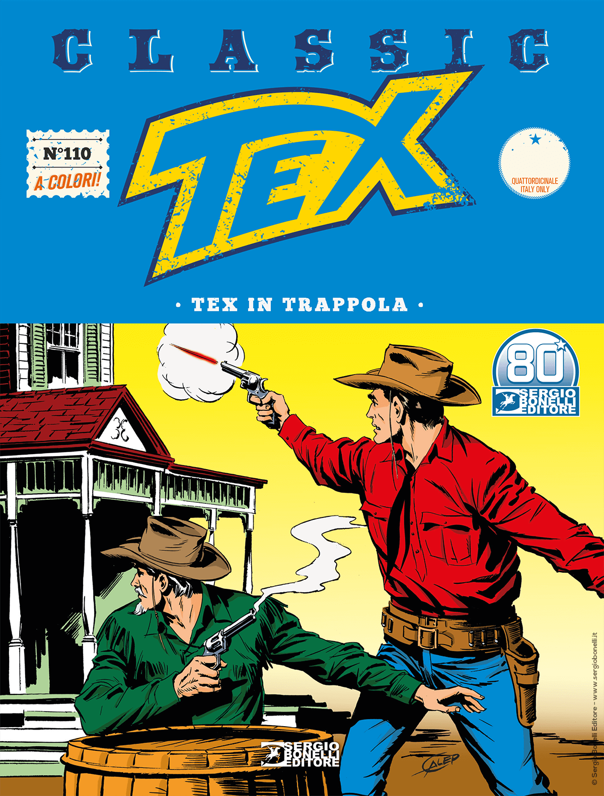 Tex in trappola - Tex Classic 110 cover