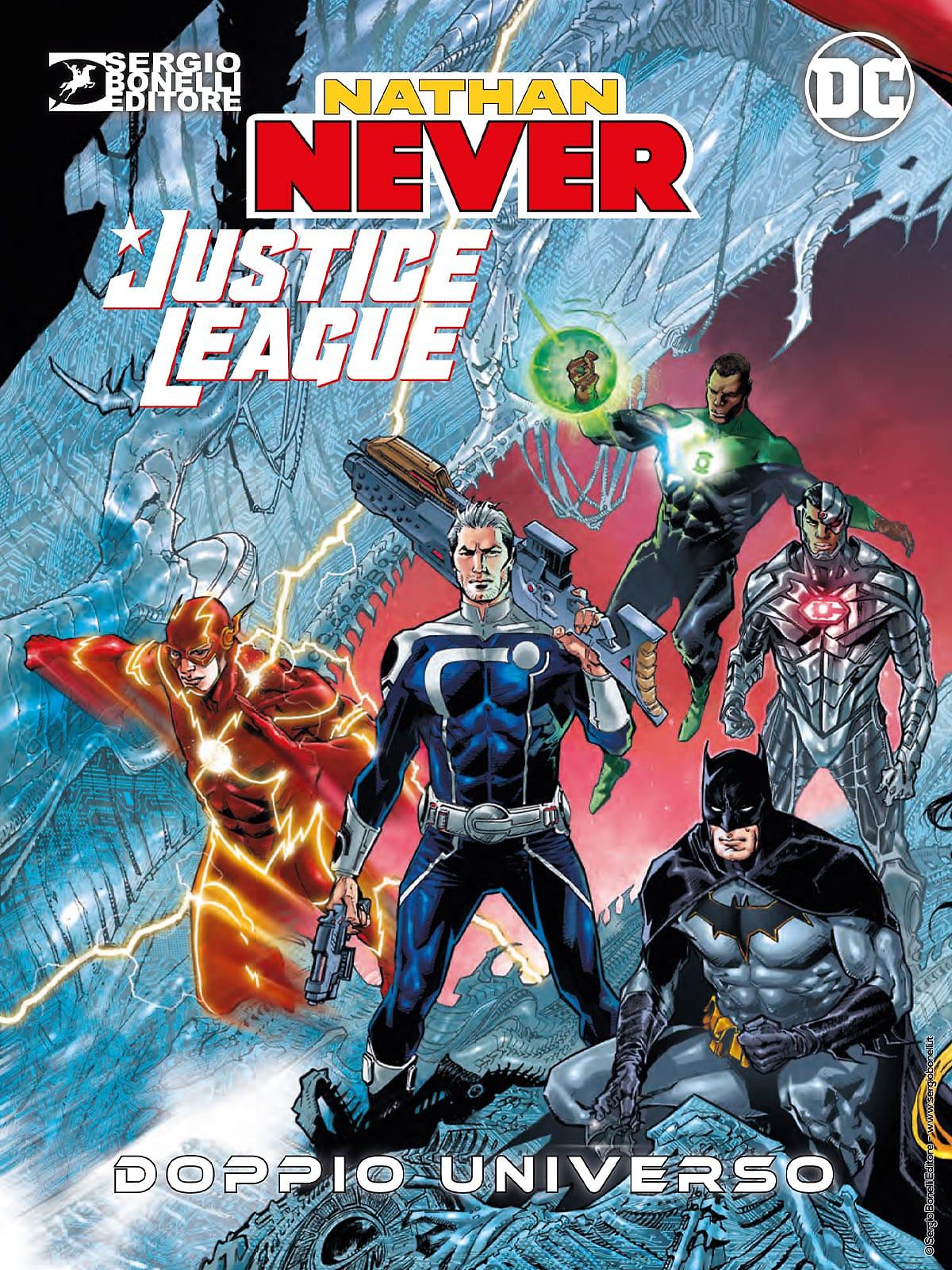 Nathan Never Justice League - Batman Cover
