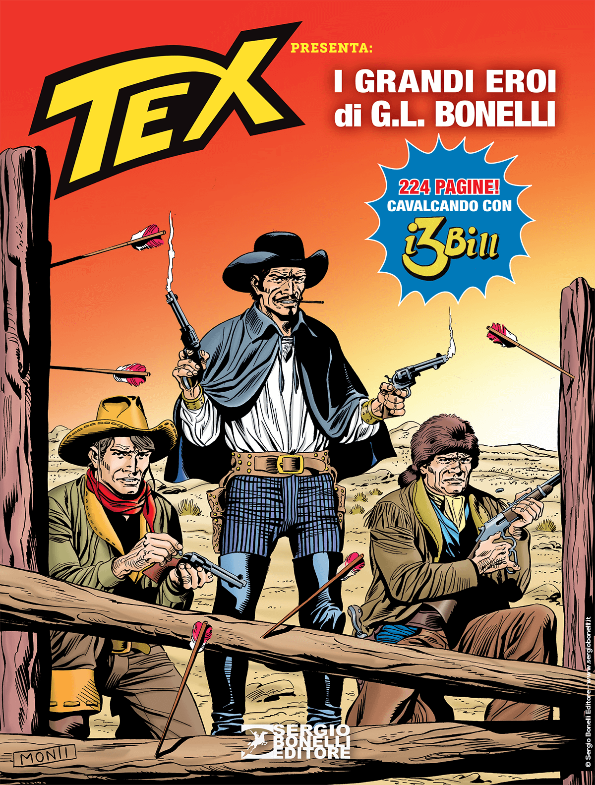 Avventura Magazine 2022 – Tex presenta i Grandi Eroi di G. L. Bonelli: i 3 Bill!
