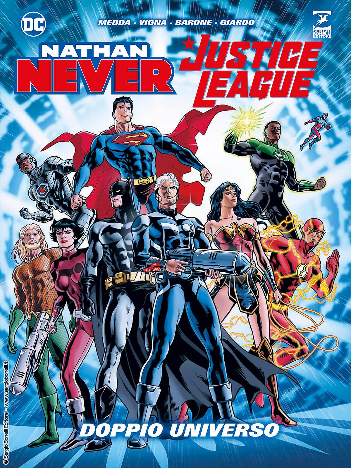 Nathan Never Justice League. Doppio futuro