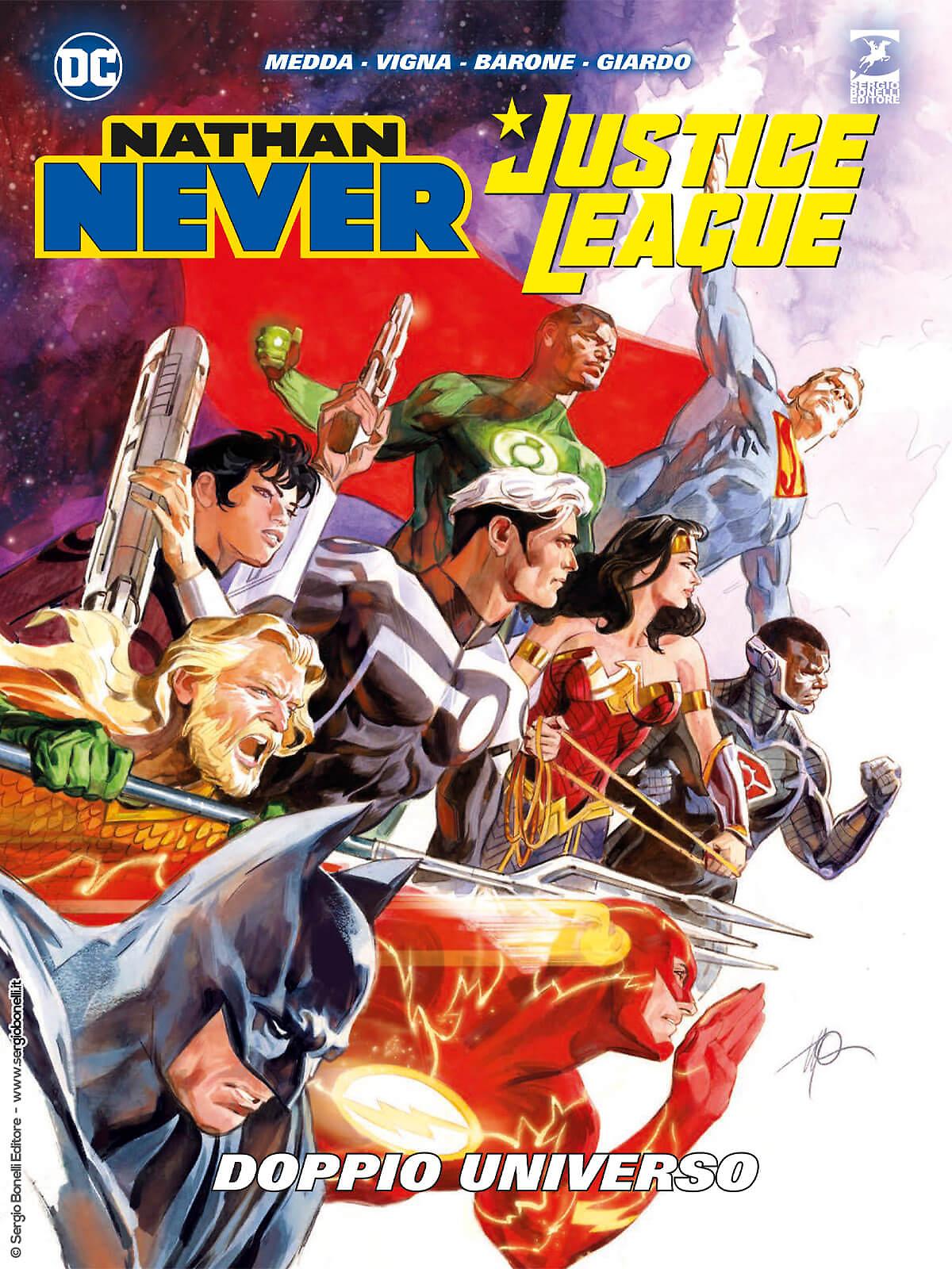 Nathan Never Justice League. Doppio futuro