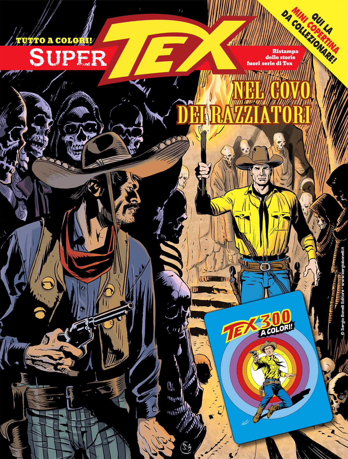 Nel covo dei razziatori - Supertex 18 minicopertina Tex 300