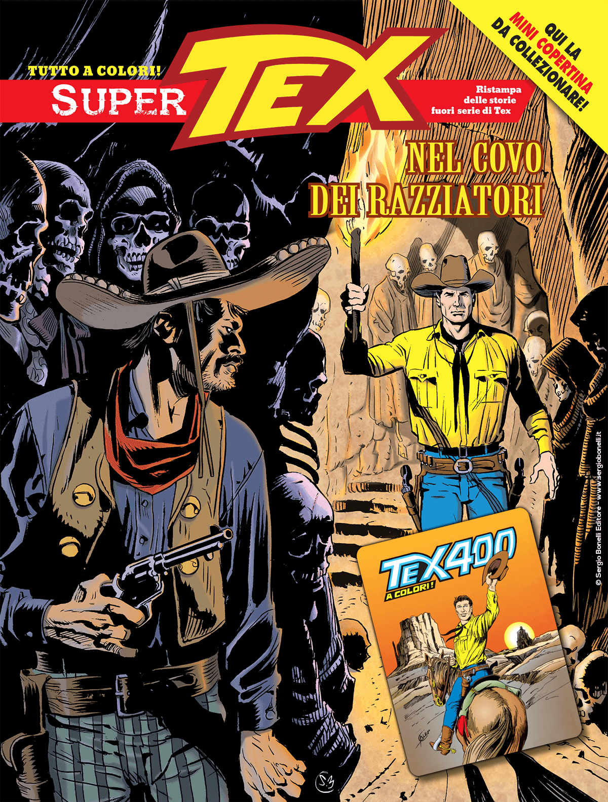 Nel covo dei razziatori - Mini copertina Tex 400