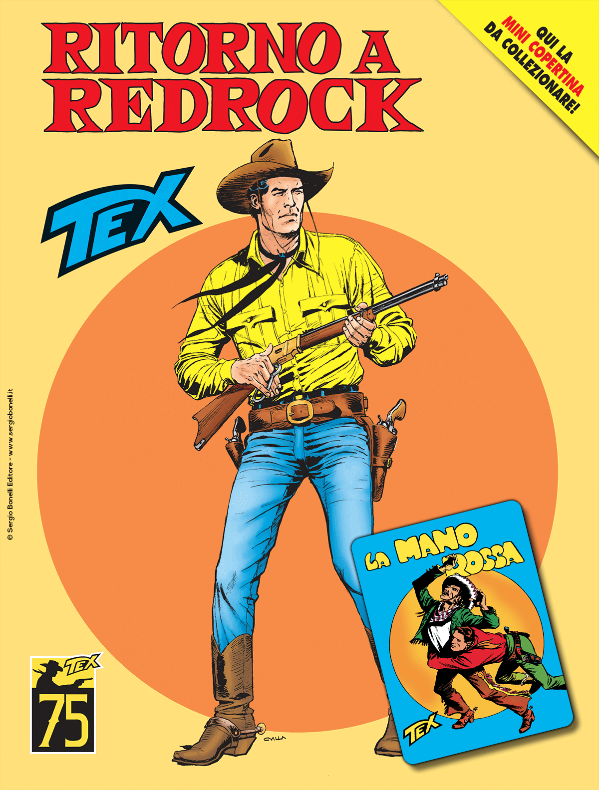Ritorno a Redrock - Tex 750 mini copertina Tex 1