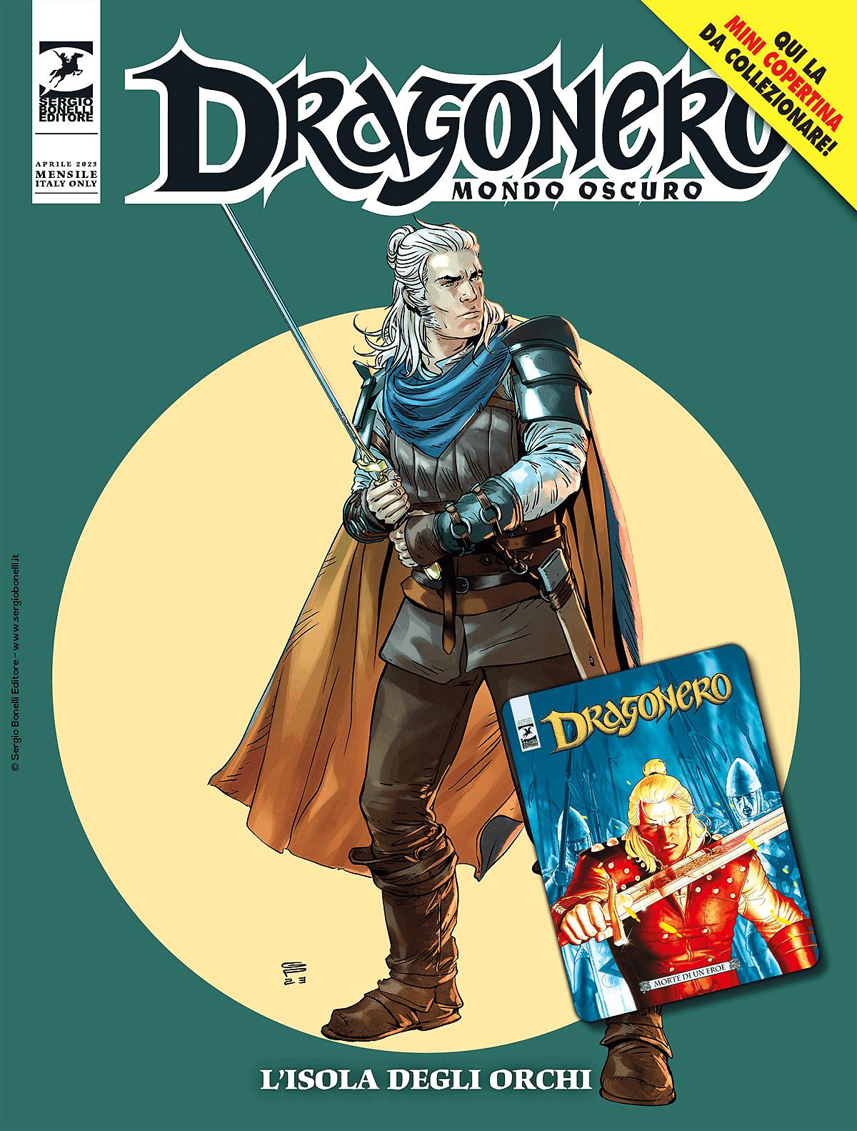 L'isola degli orchi - Dragonero Mondo Oscuro - mini copertina Dragonero 77