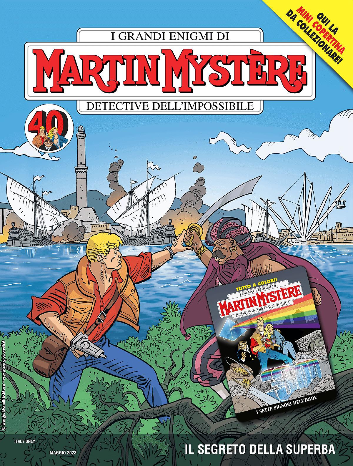 Il segreto della Superba – Martin Mystère 399 – mini copertina Martin Mystère 300