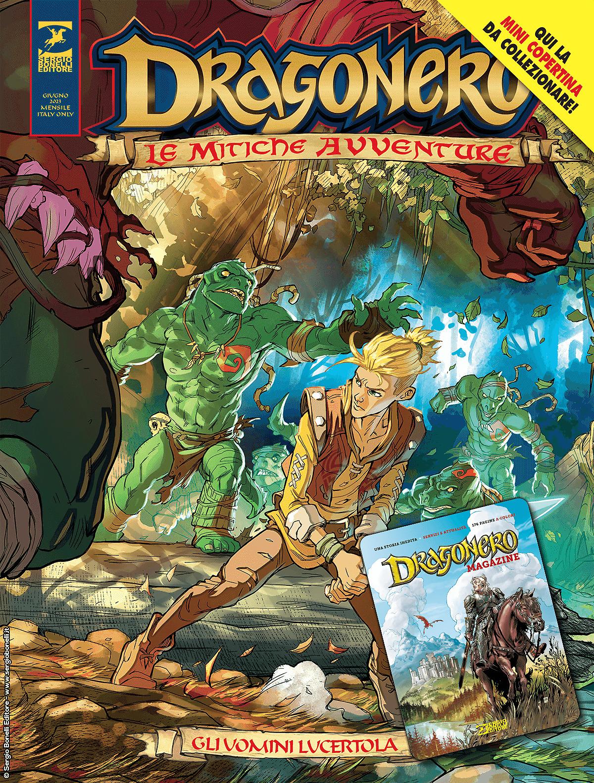Gli uomini lucertola – Dragonero Le Mitiche Avventure 07 – mini copertina Dragonero Magazine 1