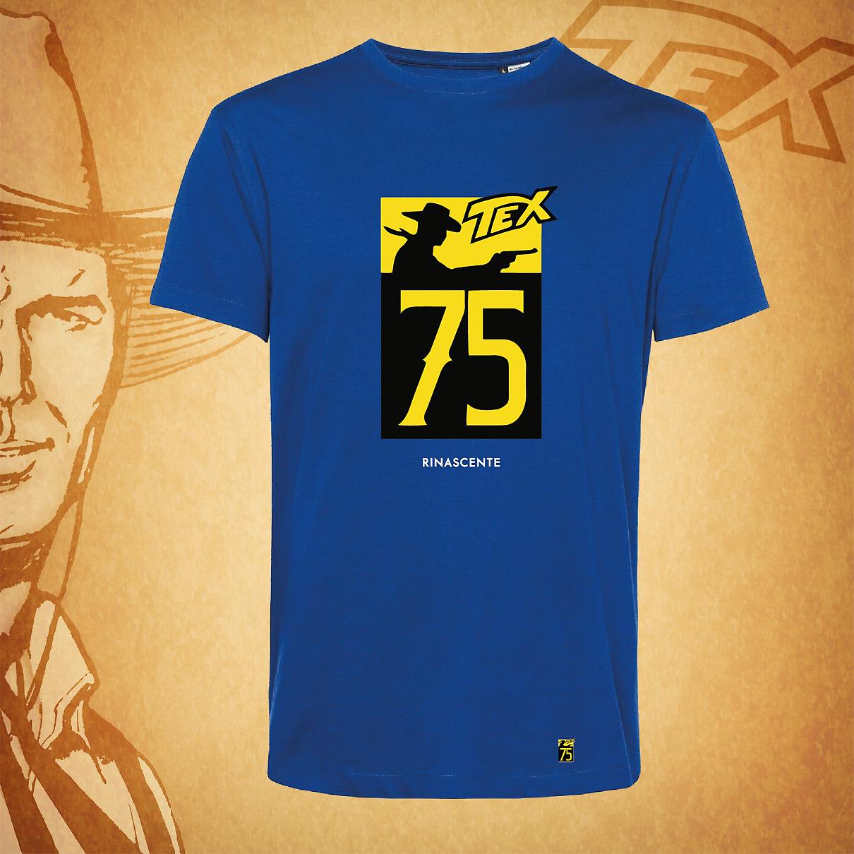 T-shirt Tex 75 - Blu