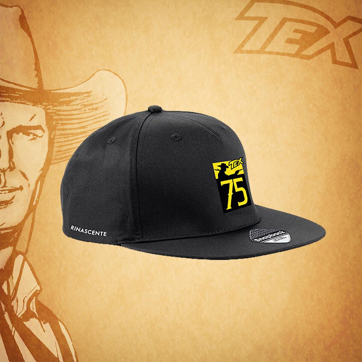 CAPPELLINO TEX LOGO 75-NERO