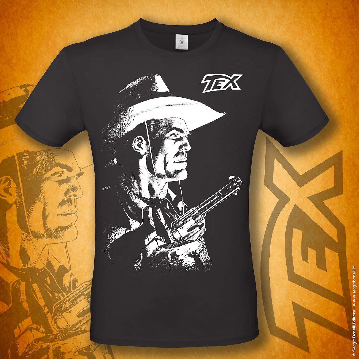 T-shirt Tex profilo - Nero