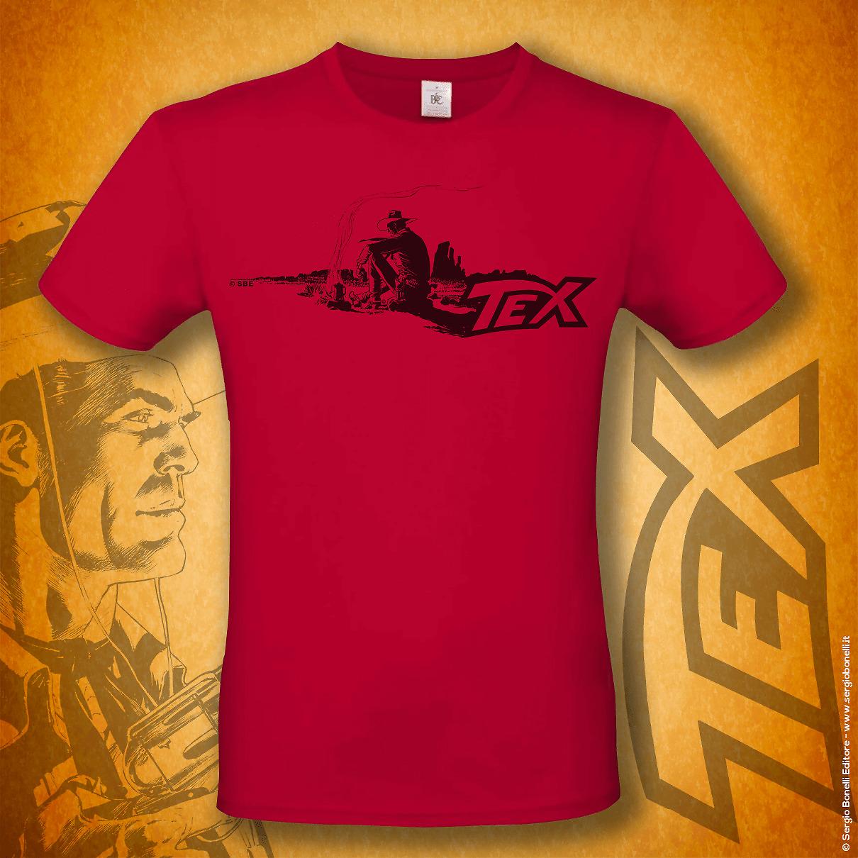 T-shirt Tex bivacco - Rosso