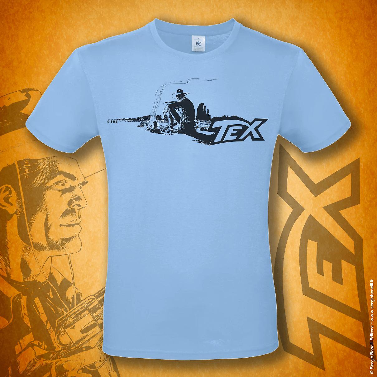 T-shirt Tex bivacco - Celeste