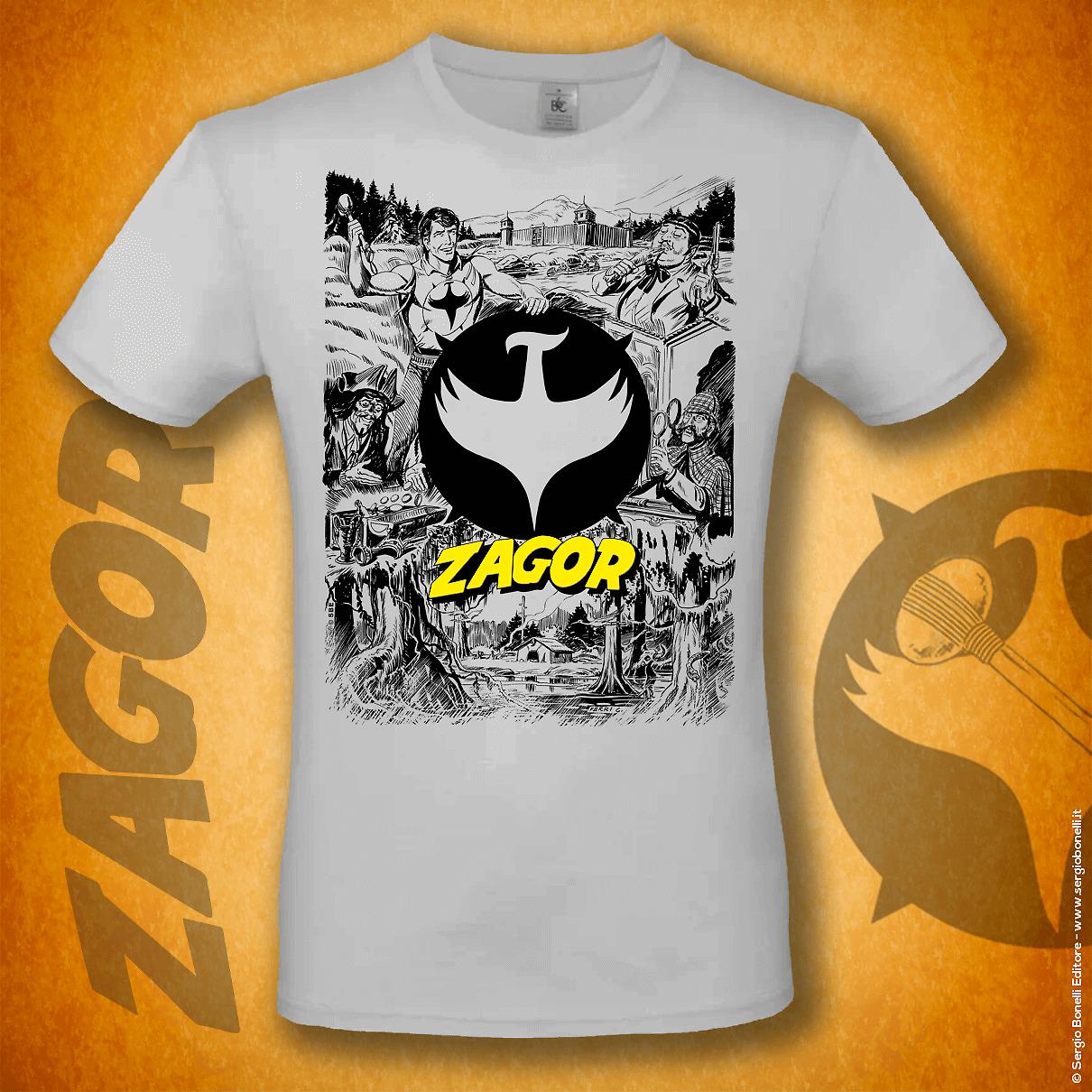 T-shirt Zagor - Frontespizio