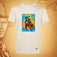 T-shirt Tex La mano rossa - Bianca
