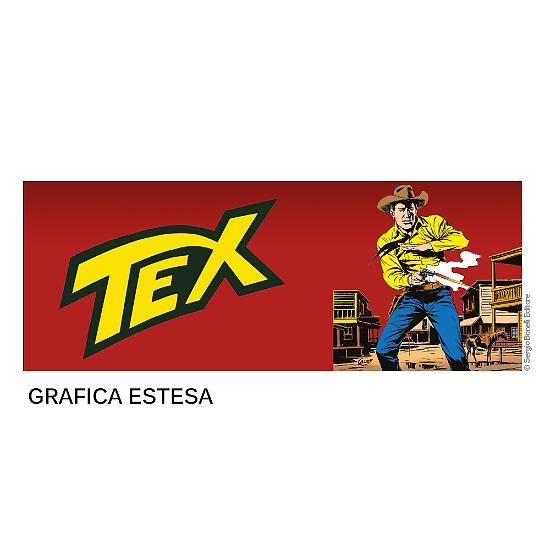 L'illustrazione completa di Galep che decora la tazza di Tex