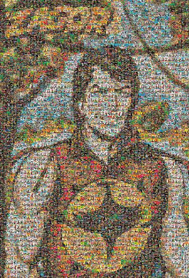 Il "BiPoster" di Zagor, composto dalle copertine della collana.