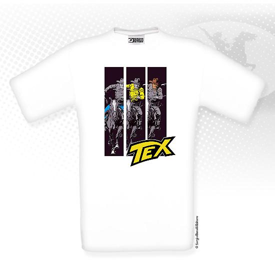 Tshirt Tex con disegno di Galep, colore bianco