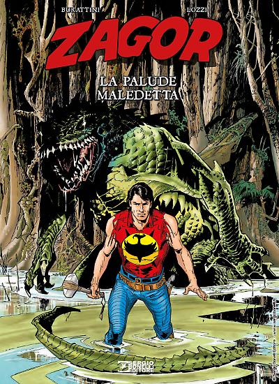 La copertina illustrata da Michele Rubini per il settimo volume di Zagor Le Origini.
