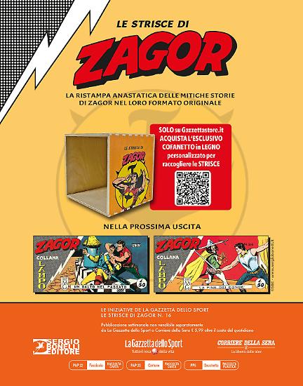 Appuntamento tra sette giorni con la diciassettesima uscita delle Strisce di Zagor!