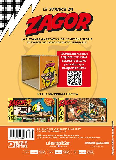 Appuntamento tra sette giorni con la venticinquesima uscita delle Strisce di Zagor!